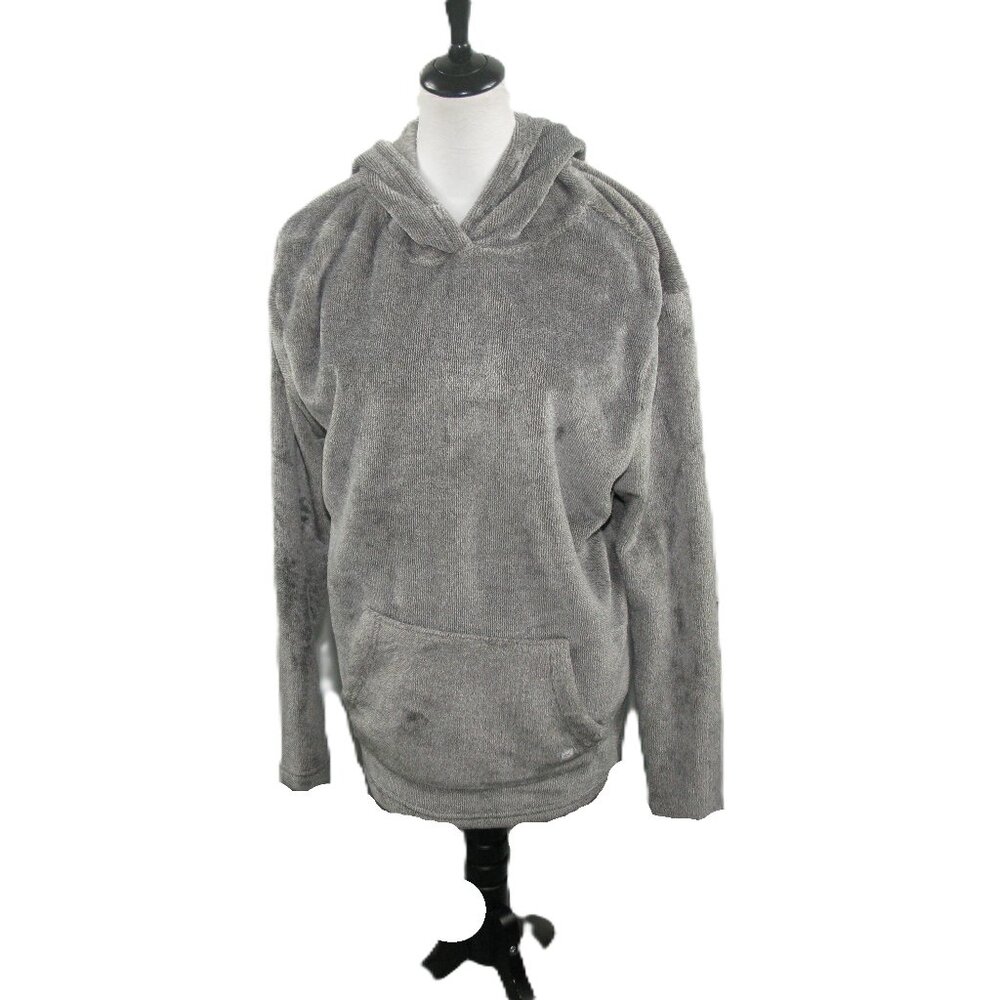 Departwest Gray Soft Fuzzy Hoodie Size Large - image 1